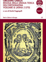 Girolamo Labella - Regola della lingua tosca dell’ortographia volgare & latina (1570)