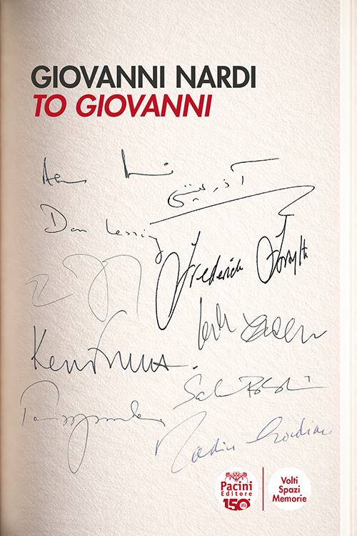 To Giovanni - Firme e dediche: piccole soste di un flâneur della cultura nei meandri della letteratura di lingua inglese contemporanea